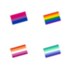 [LINE絵文字] lgbt flag emojiの画像