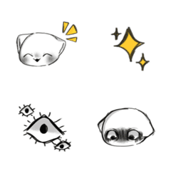 Worried cat emoji