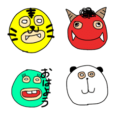 マスクマンですの絵文字メイン画像
