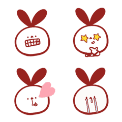 [LINE絵文字] Bunny Cindy Emojiの画像