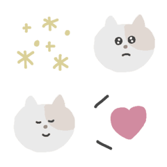 [LINE絵文字] ゆるふわねこちゃんえもじの画像