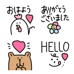 [LINE絵文字] マジックで⭐︎敬語で一言♡の画像