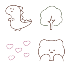 [LINE絵文字] simple emoji〈静止画ver.〉の画像