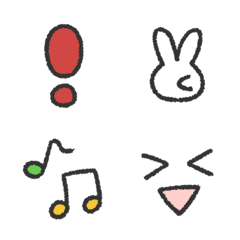 [LINE絵文字] ▶︎動く♪シンプルで使いやすい絵文字の画像