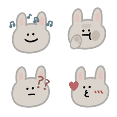 [LINE絵文字] Daily Rabbit Emojiiiの画像