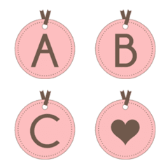 Valentine day decoration and pink frameの絵文字メイン画像
