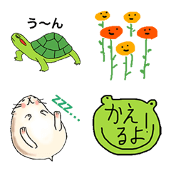 [LINE絵文字] 小さなともだちの絵文字の画像