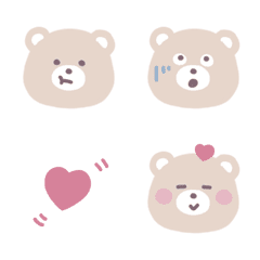 [LINE絵文字] もっちりくまさん ·°の画像