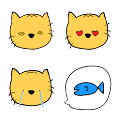 [LINE絵文字] ねこト吹き出しの画像