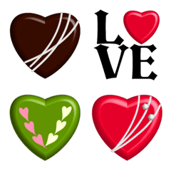 [LINE絵文字] チョコレートボックスの画像