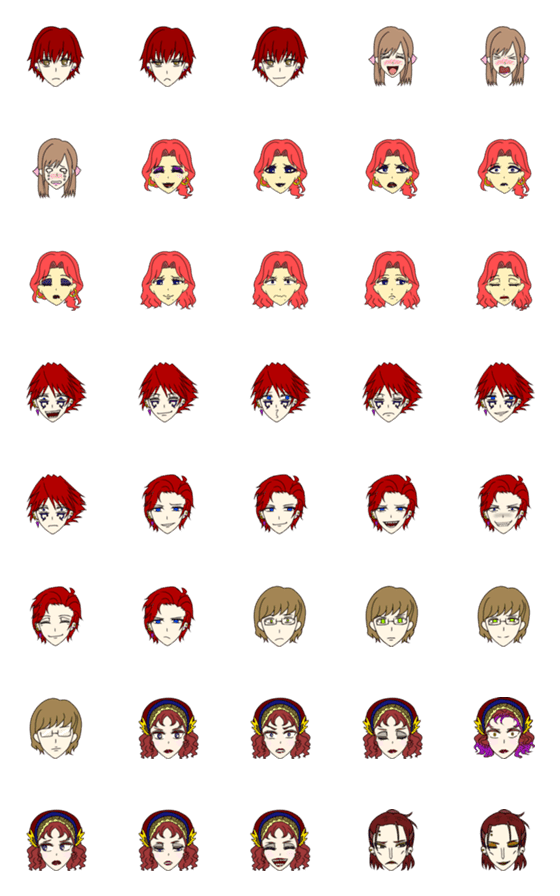 [LINE絵文字]Cervantes The Original Emojiの画像一覧