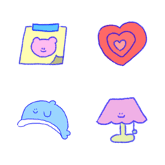 [LINE絵文字] random cute things :-)の画像