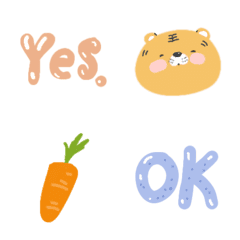 [LINE絵文字] Emoji narak sweet cute 2の画像