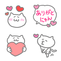 [LINE絵文字] ラブラブ♥️猫ちゃん♥️の画像