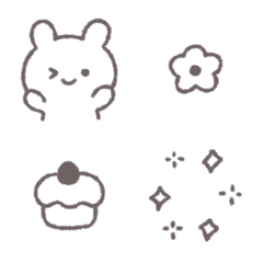 [LINE絵文字] Simple  emoji  ⑅⃛の画像