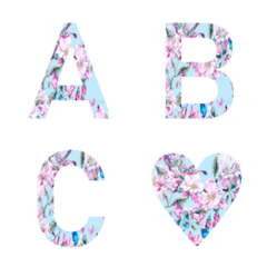 [LINE絵文字] sakura flower spring emojiの画像