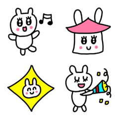 [LINE絵文字] riekimのうさぎさんの絵文字の画像