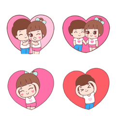 [LINE絵文字] happy valentine day emojiの画像