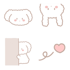 [LINE絵文字] Fuyu Emoji in soft color #1の画像