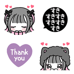 [LINE絵文字] ♡地雷ちゃん♡3の画像