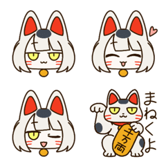 [LINE絵文字] 招き猫さんの画像