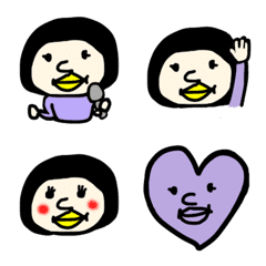 [LINE絵文字] おかめちゃんの画像