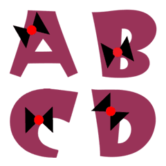 [LINE絵文字] アルファベット★数字★A-Z.0-9★#038の画像