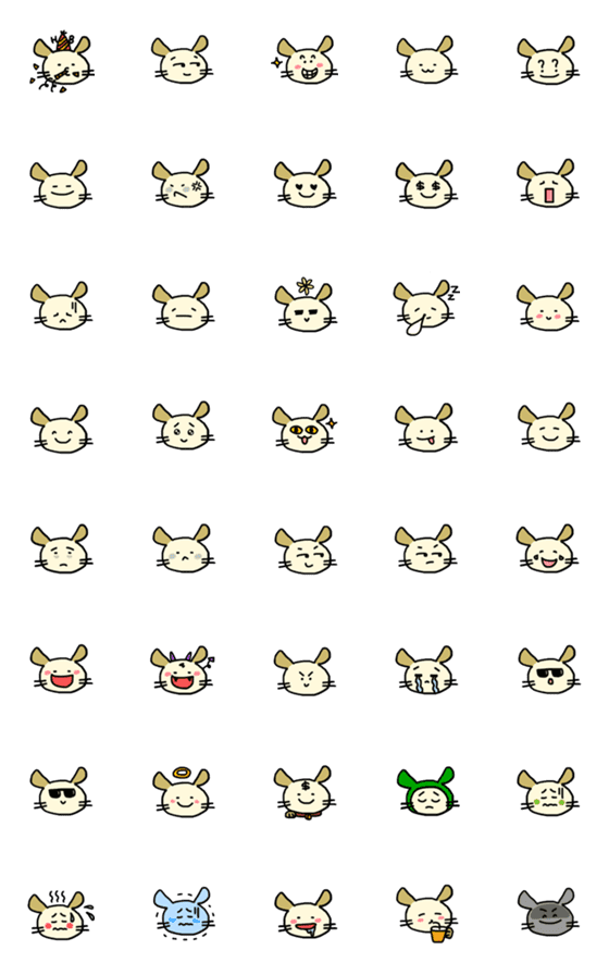 [LINE絵文字]おならの猫の画像一覧