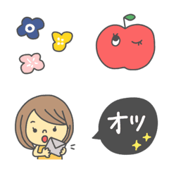 女の子 たくさん つかえるの絵文字メイン画像