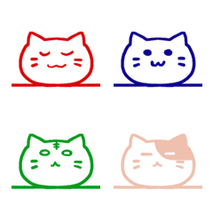 繋がりにゃんこ絵文字の絵文字メイン画像