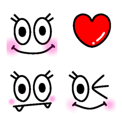 [LINE絵文字] おめめちゃんの絵文字の画像