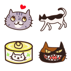 [LINE絵文字] 猫好きさん達の為の猫絵文字の画像