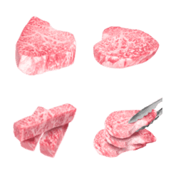 [LINE絵文字] A5和牛です サーロインステーキ 肉の画像