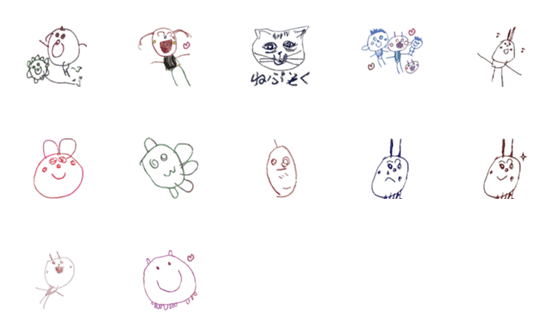 [LINE絵文字]Kamimusubi chanの画像一覧