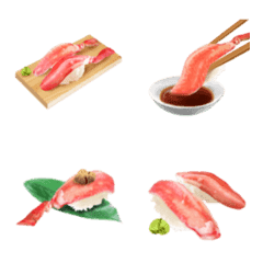 [LINE絵文字] ズワイガニ です 寿司 カニの画像