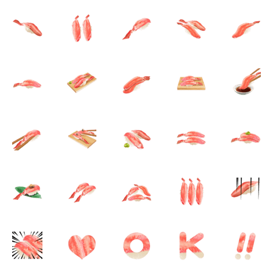 [LINE絵文字]ズワイガニ です 寿司 カニの画像一覧