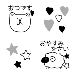 [LINE絵文字] :*☆シンプル大人敬語☆*:の画像