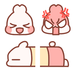 [LINE絵文字] Momo and Mimi Emoji 1の画像