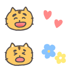 [LINE絵文字] まろトラねこの画像