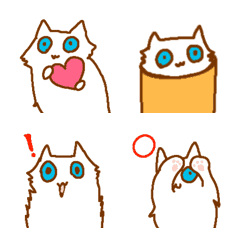 [LINE絵文字] 猫だ。そしてラグドールだ！ ジェスチャーの画像