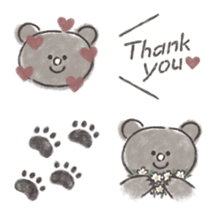 [LINE絵文字] ayaka. animal emoji / bearの画像
