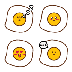[LINE絵文字] poached eggの画像