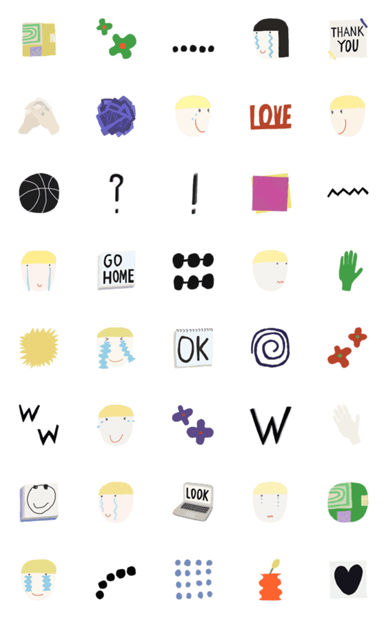 [LINE絵文字]tears face emoji.の画像一覧