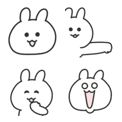 激しいぞ！！動くうさちょの絵文字！！の絵文字メイン画像