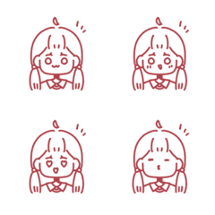 You have only one posture. Mの絵文字メイン画像