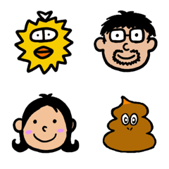 [LINE絵文字] ERi Family Emojiの画像