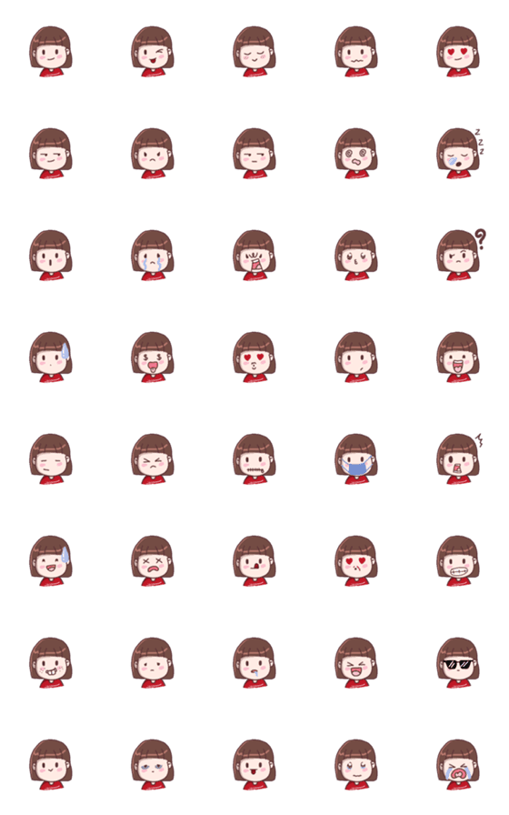 [LINE絵文字]emotion cute emojiの画像一覧