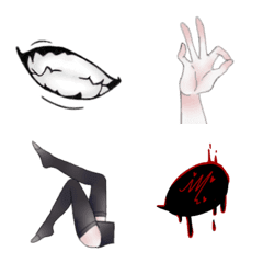 [LINE絵文字] Body Parts role play.の画像