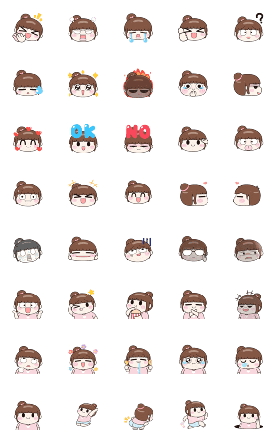 [LINE絵文字]Caviar Emoticons 1.0の画像一覧