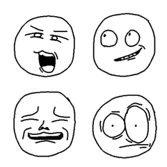 [LINE絵文字] Quality Faces : Emotionalの画像